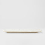 Sashimi Plate 29cm Shell White Glaze