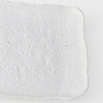 Platter Rectangular 35cm Shell White Glaze