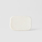 Plate Rectangular 16cm Shell White Glaze