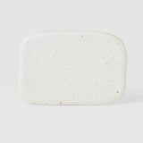 Plate Rectangular 16cm Shell White Glaze - 45-Degree Angle