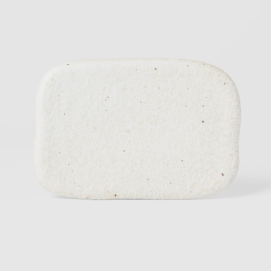 Plate Rectangular 16cm Shell White Glaze