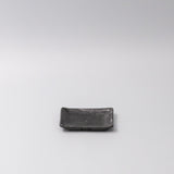 Sauce Dish 10cm Mamezara Black Contour Glaze