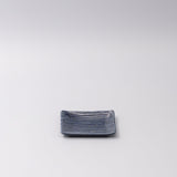Sauce Dish 10cm Mamezara Blue Contour Glaze