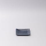 Sauce Dish 10cm Mamezara Blue Contour Glaze