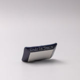 Sauce Dish 10cm Mamezara Blue Contour Glaze - Top-Down View