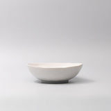 Bowl Oval 20cm Parchment White Glaze