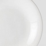 Side Plate 21cm Parchment White Glaze - Front View