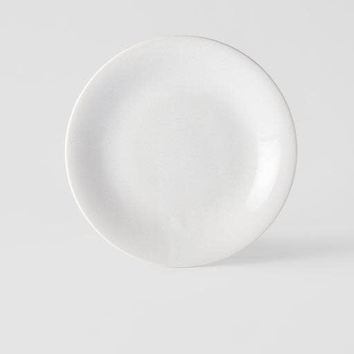 Side Plate 21cm Parchment White Glaze