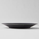 Dinner Plate 28cm BB Black Glaze - Top-Down View