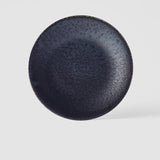 Side Plate 21cm BB Black Glaze - Top-Down View