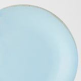 Side Plate 21cm Soda Blue Glaze - Front View