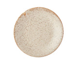 Side Plate 21cm Sand Fade Glaze - Side View