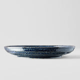 Dinner Plate 25cm Midnight Blue Glaze - 45-Degree Angle