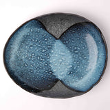 Organic Platter 31cm Storm Glaze