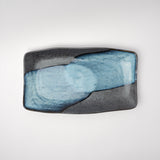 Platter 30cm Storm Glaze - Front View