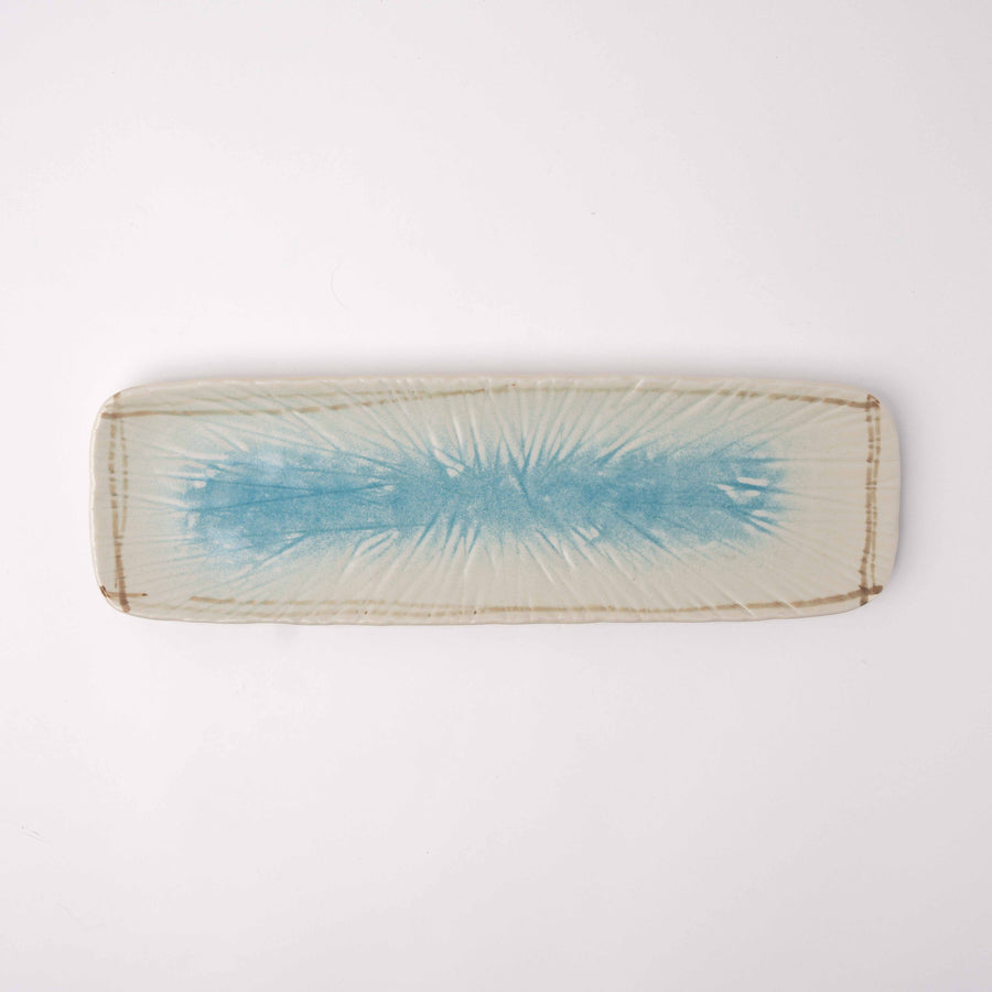 Sashimi Platter 35.2cm Okinawa Glaze