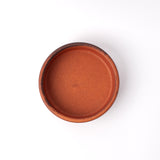 Orange Donabe 13cm Oven Dish High Side - Side View