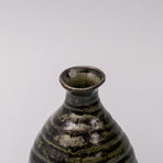 Sake Jug 350ml Moss Black Glaze