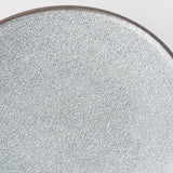 Dinner Plate 25cm Crazed Grey Glaze - Front View