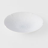 Pasta Bowl 22.5cm Ice White Glaze - Top-Down View