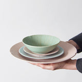 Pasta Bowl 24.5cm Ice White Glaze - 45-Degree Angle
