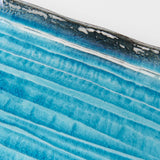 Serving Platter 42cm Sky Blue Glaze - Front View