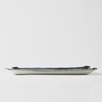 Serving Platter 42cm Sky Blue Glaze