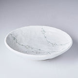 Pasta Bowl 24cm White Blossom Glaze - Front View