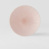 Dinner Plate 24.5cm Ice Pink Glaze - Top-Down View