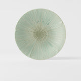 Side Plate 22cm Ice Green Glaze - Front View