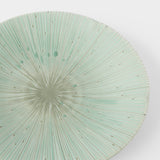 Side Plate 22cm Ice Green Glaze - Side View