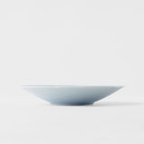 Pasta Bowl 22.5cm Ice Blue Glaze - Side View