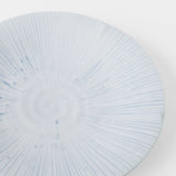 Side Plate 22cm Ice Blue Glaze - Front View