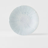 Side Plate 22cm Ice Blue Glaze - Top-Down View