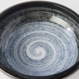 Pasta Bowl 20.3cm Blue Cloud Glaze - Front View