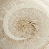 Plate Organic 17cm Spiral Sand Glaze - Front View