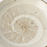 Plate Organic 13cm Spiral Sand Glaze - Front View