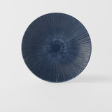 Dinner Plate 24.5cm Sapphire Glaze - Side View