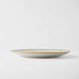 Dinner Plate 23.5cm White Sendan Glaze - Top-Down View