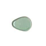 Saucer Arc Green Glaze - Front View