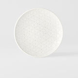 Side Plate 19.5cm White Star Glaze