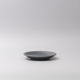 Plate 15.5cm Sunburst Dark Navy Glaze - Front View
