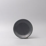 Plate 15.5cm Sunburst Dark Navy Glaze - Side View