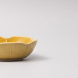 Sauce Dish 12.5cm Amane Amber Glaze - Top-Down View