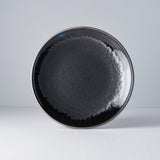 Dinner Plate 25cm Matt and Shiny Glaze - Top-Down View