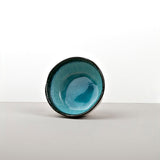 Bowl Organic 14.5cm Sky Blue Glaze - 45-Degree Angle