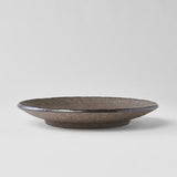 Dinner Plate Thick Edge 24cm Earth Glaze - Top-Down View
