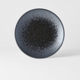 Dinner Plate 25cm Black Pearl Glaze - Top-Down View