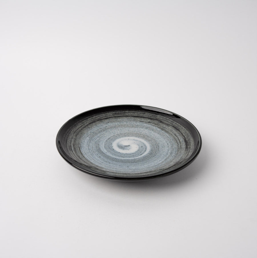 Side Plate 19cm Blue Cloud Glaze