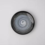Side Plate 19cm Blue Cloud Glaze - Front View